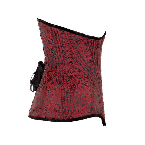 SiaLinda: Unterbrust Korsett Ruby, rot schwarz, Premiumkollektion, sexy - SiaLinda.com